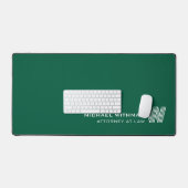 GREEN Minimal Monogram Initial CORPORATE BUSINESS (Clavier et souris)