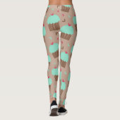 Green Mint Cupcake Leggings (Achterkant)