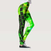 Green Mirrored Disco Ball Leggings (Rechts)