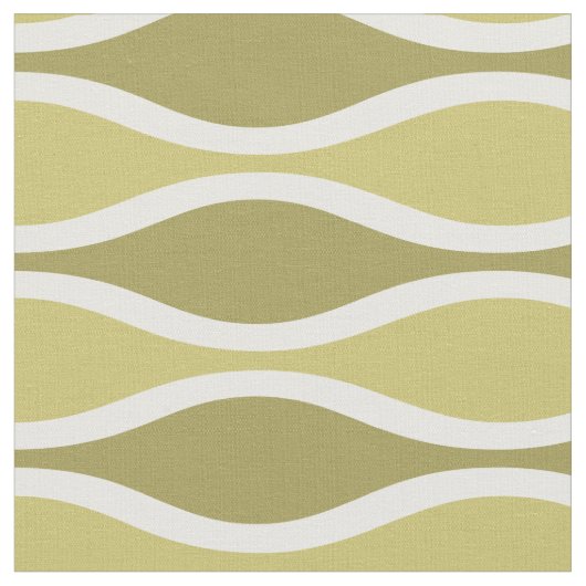 Green Mod Hourglass Fabric Stof (Close Up)