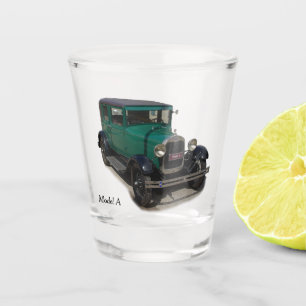 Green Model A shot glas