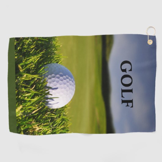 Green Modern Custom Meilleures serviettes de golf (Horizontal)