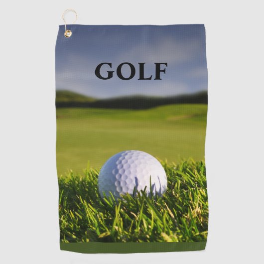 Green Modern Custom Meilleures serviettes de golf (Devant)