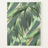 Green | Modern Elegant Minimalistisch Monogram Planner (Achterkant)