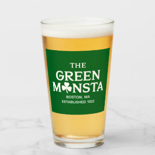 Green Monsta Boston Green Monstah Baseball Gift Glas