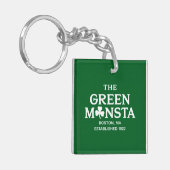 Green Monsta Boston Green Monstah Baseball Gift Sleutelhanger (Voorkant Links)