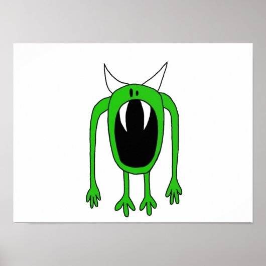 Green Monster Poster (Voorkant)