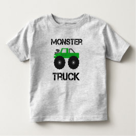 Green Monster Truck Kinder Shirts
