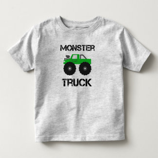 Green Monster Truck Kinder Shirts