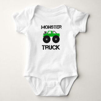 Green Monster Truck Romper