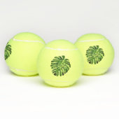 Green Monstera Feuilles balles de tennis (Multiple)