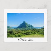 Green Moorea briefkaart (Voorkant)
