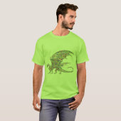 Green Mosaic Dragon t-shirt (Voorkant volledig)