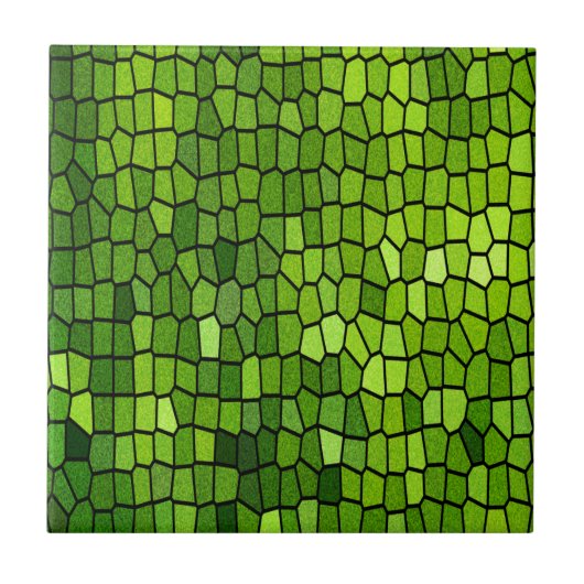 Green Mosaic Tegeltje (Voorkant)