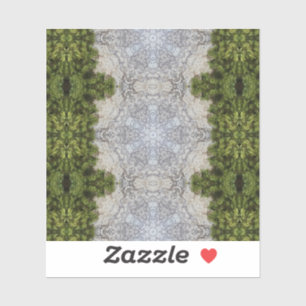 Green Moss & Earth Natuur Art Sticker