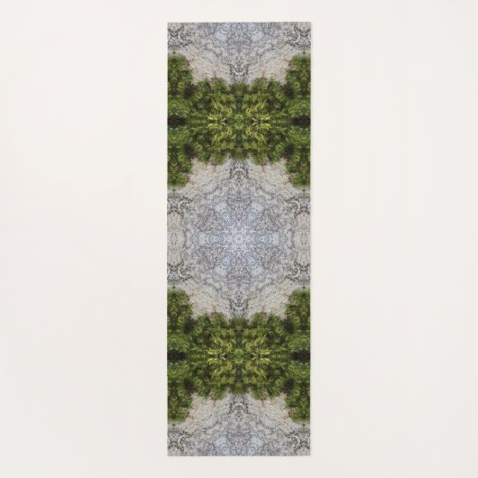 Green Moss & Earth Natuur Art Yogamat (Achterkant)