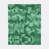 Green Moss Fleece Deken (Voorkant)