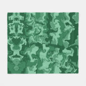 Green Moss Fleece Deken (Voorkant (Horizontaal))