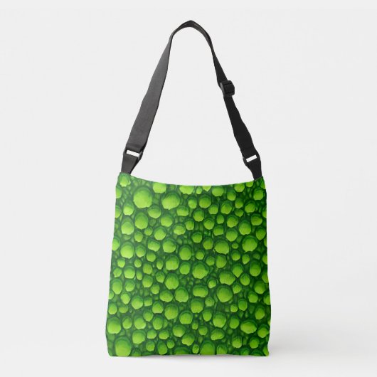 Green Mossy Pattern Crossbody Tas (Voorkant)