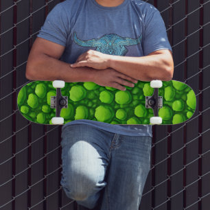 Green Mossy Pattern Skateboard
