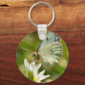 Green Moth on False Garlic Apparel en Gifts Sleutelhanger (Voorkant)