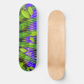 Green Motion – Abstract Nature Skateboard (Voorkant)