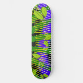 Green Motion – Abstract Nature Skateboard (Voorkant)