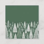 Green Mountain bruiloft Informatiekaartje (Achterkant)