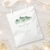 Green Mountain Country Bedankt bruiloft Bedankzakje (Geknipt)
