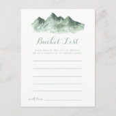 Green Mountain Country Bucket List Kaarten (Voorkant)