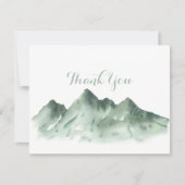 Green Mountain Country Mariage plat Carte de remer (Devant)