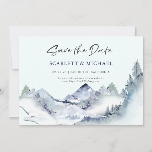 Green Mountain Horizontal Sla de datum op Kaart (Voorkant)