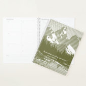 Green Mountains Design Planificateur hebdomadaire/ (Devant avec enveloppe)