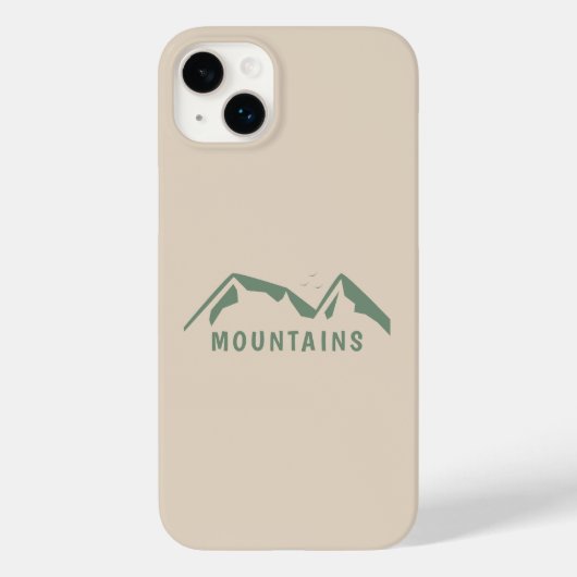 Green Mountains Phone Case (Achterkant)
