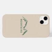 Green Mountains Phone Case (Achterkant (horizontaal))