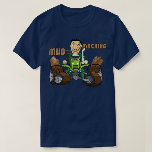 Green Mud Machine T-shirt (Design voorkant)