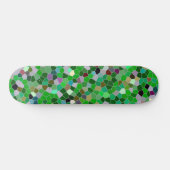 GREEN Multicolored Garden Pattern Skateboard (Horizontaal)