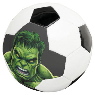 Green Muscular Creature Soccer Ball Voetbal