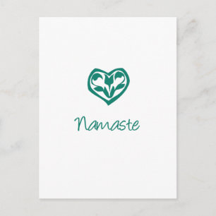 Green Namaste Briefkaart