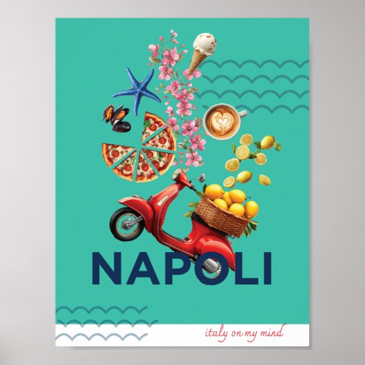 Green Napoli op mijn geest Poster (Voorkant)