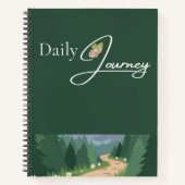 Green Nature Vibes Notebook Journal (Devant)
