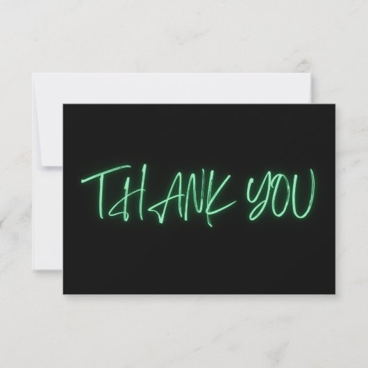 Green Neon Merci tendance (Devant)