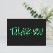 Green Neon Merci tendance (Debout devant)