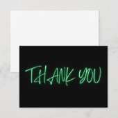 Green Neon Merci tendance (Devant / Derrière)