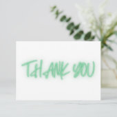 Green Neon Merci tendance (Debout devant)