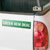 Green New Deal Geometric Bumpersticker (Op Truck)