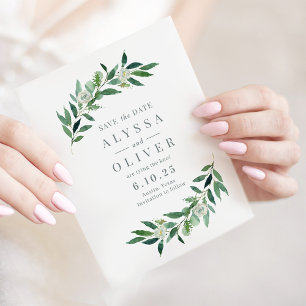 Green No Photo Enregistrer La Carte Date