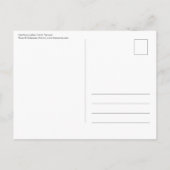 Green Northern Lights Briefkaart (Achterkant)