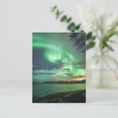 Green Northern Lights Briefkaart (Staand voorkant)