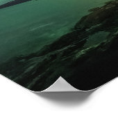 Green Northern Lights Poster (Hoek)